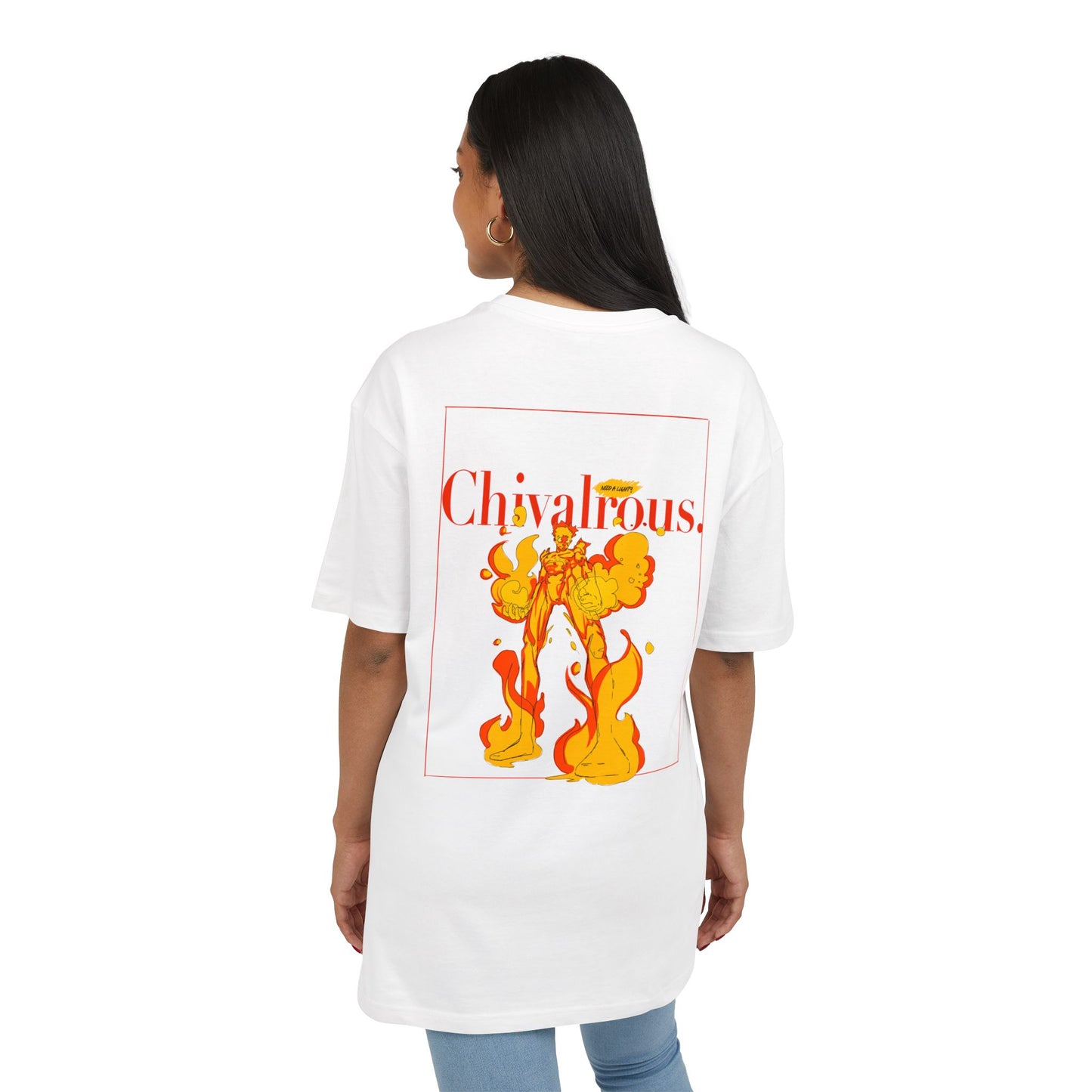 Chivalrous Oversize Tee | Unisex Graphic Shirt, Casual Streetwear