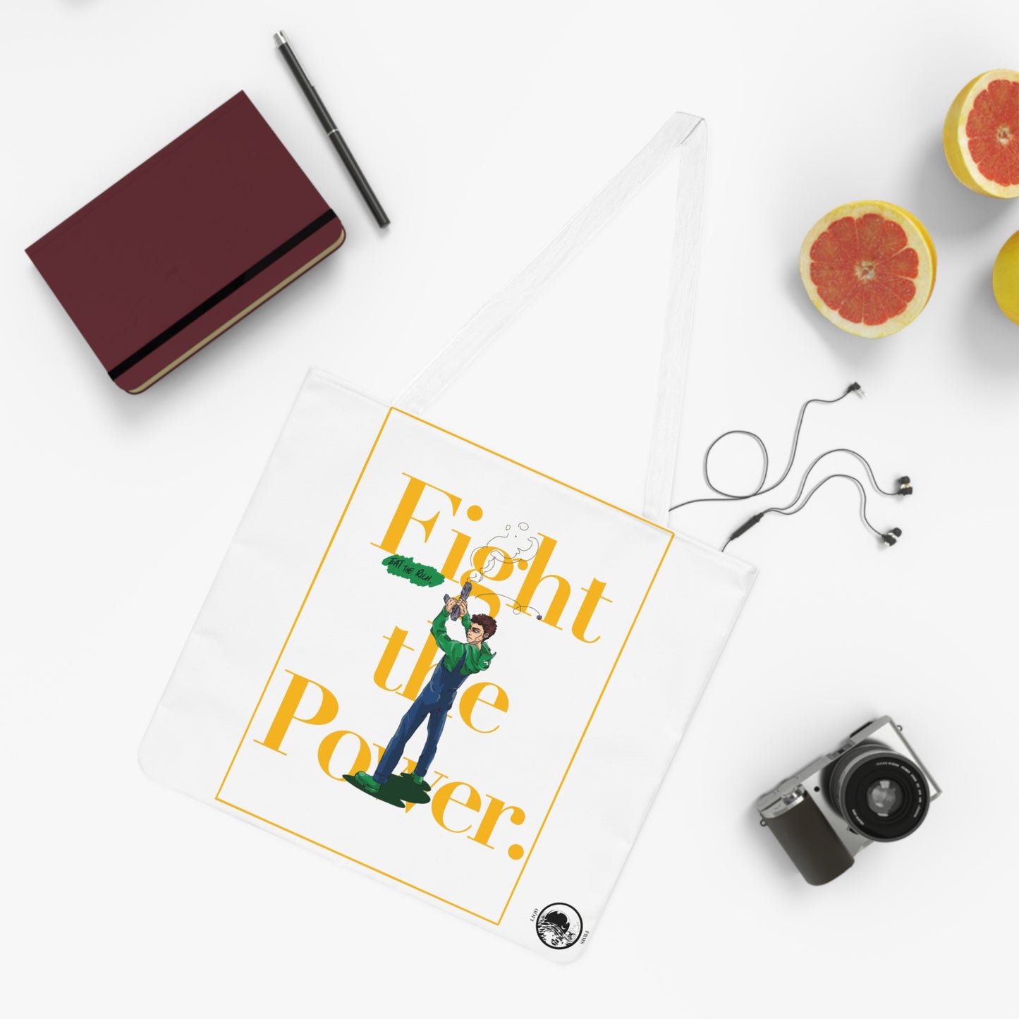 Fight the Power Shoulder Tote Bag |