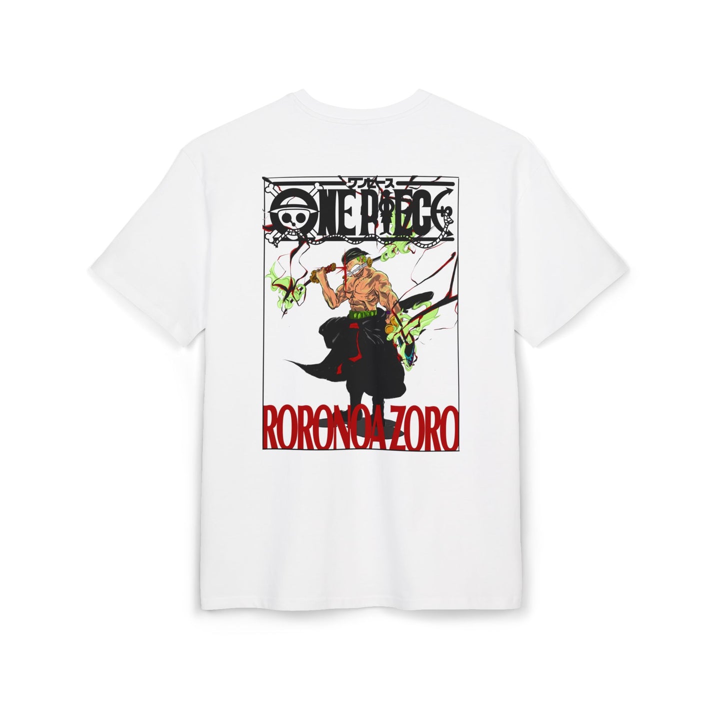 "King of Hell" Roronoa Zoro Oversize Tee | Unisex Graphic Shirt