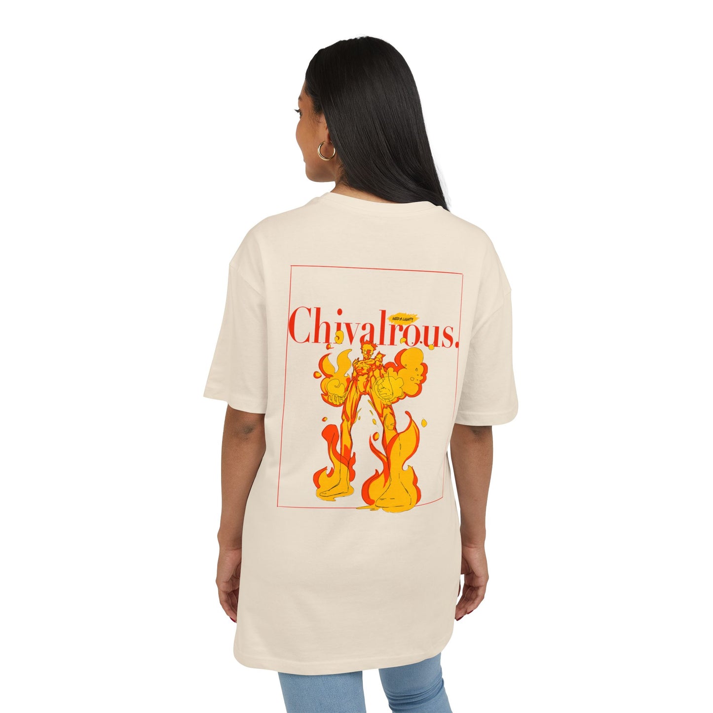 Chivalrous Oversize Tee | Unisex Graphic Shirt, Casual Streetwear