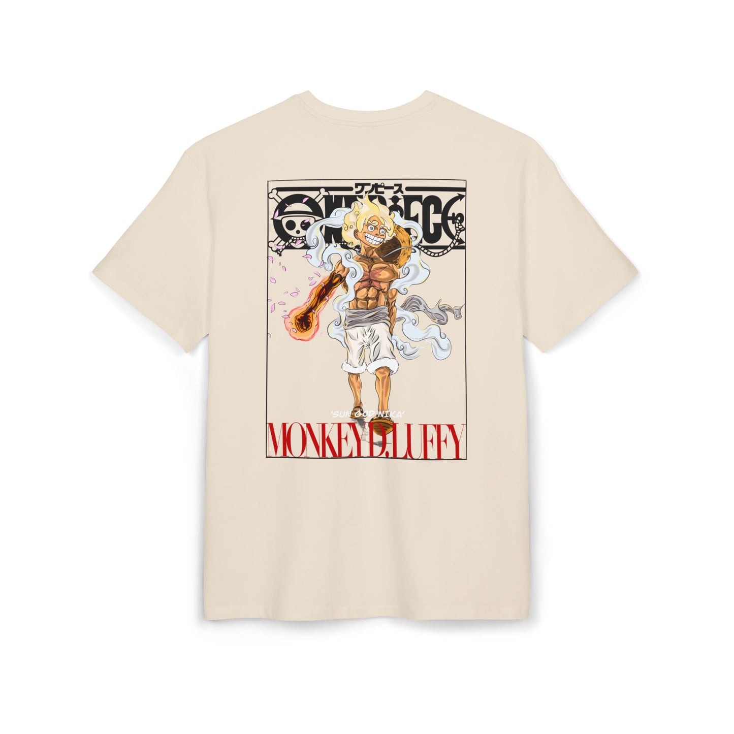 "Sun God Nika" Monkey D. Luffy Oversize Tee | Unisex Graphic Shirt