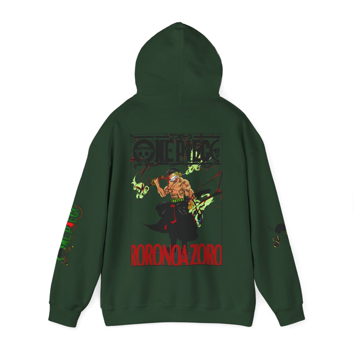 One Piece Anime | Unisex Roronoa Zoro Hoodie, Casual Wear, Cozy Streetwear