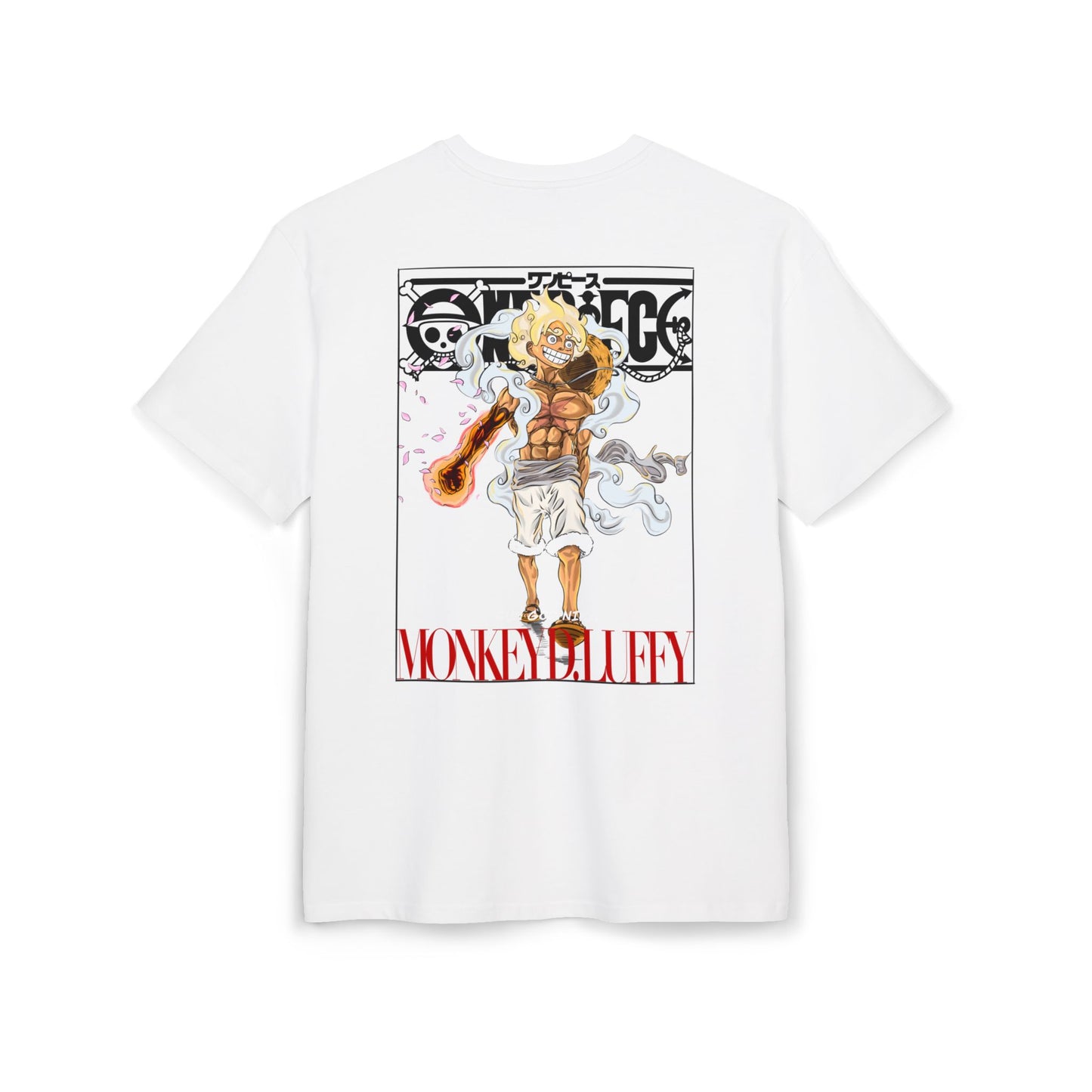 "Sun God Nika" Monkey D. Luffy Oversize Tee | Unisex Graphic Shirt